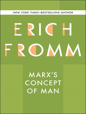 cover image of Marx's Concept of Man